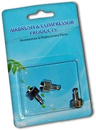 Master Airbrush 1/8" Male Quick Coupler 3 Pack Airbrush Connector Male Ends