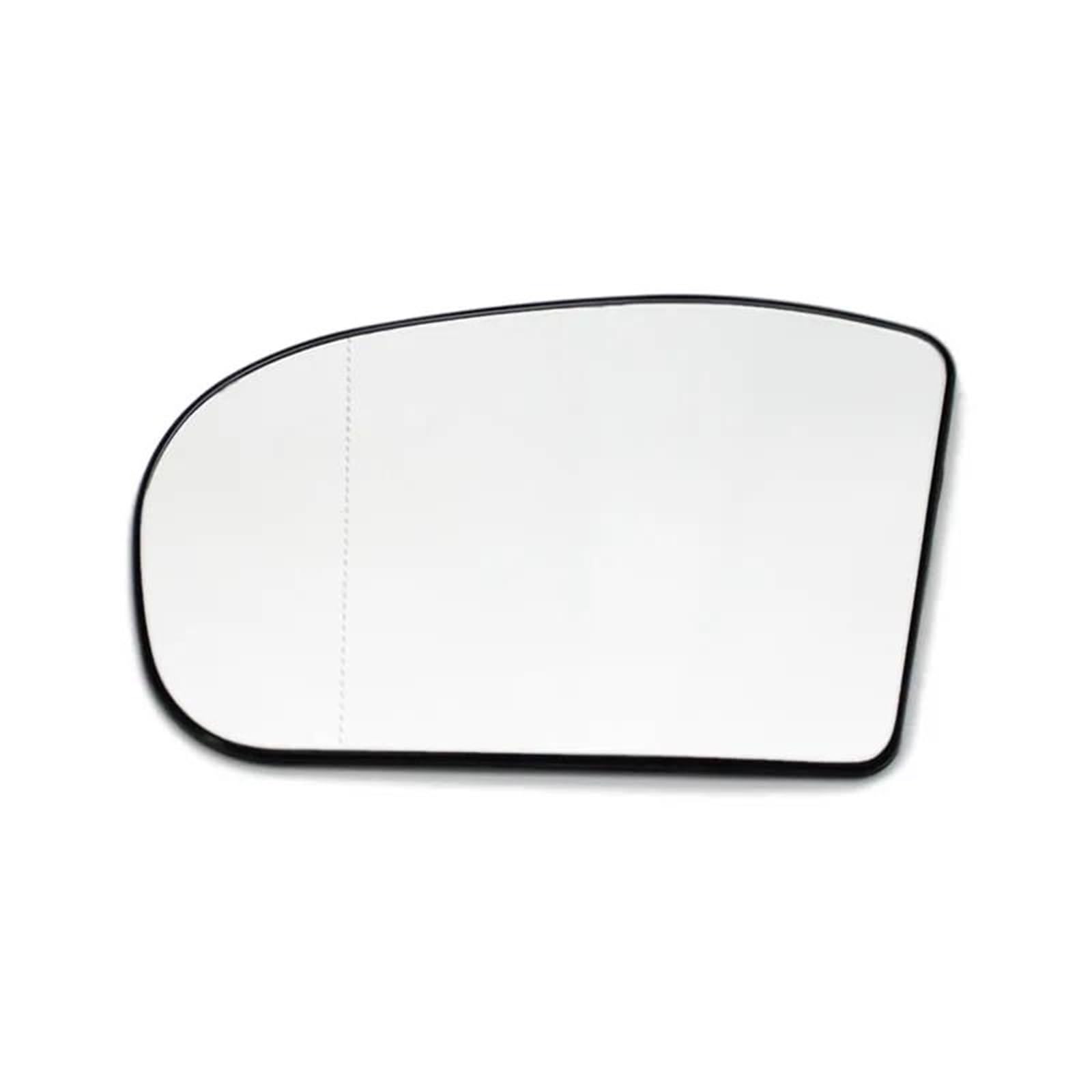 Verre de rétroviseur gauche chauffant pour Mercedes Classe C W203 et E W211 2001-2007