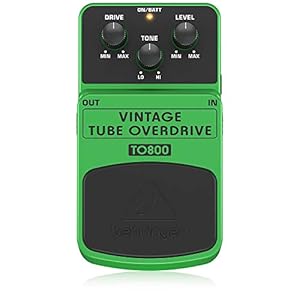 Behringer TO800 Effectenpedaal, vintage, tube-sound, overdrive