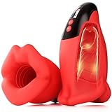 Male Masturbator Sex Toys for Men, Penis Pump Mens Penis Big Mouth Vibrator with 9 Training Stroker Modes Pocket Pussy, Blowjob Sex Machine Adult Sex Toy for Men Women Couples Pocket Pussies﻿