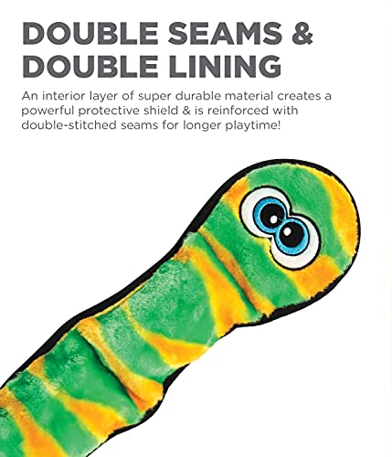 Outward Hound Invincibles Green Snake Plush Dog Toy, Xxl #TOP4