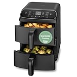 Cosori Air Fryer Turbo Tower Compact 8.6L, 39% Space-Saving Double-Stack Airfryer, Ceramic PFAS-Free,TurboBlaze Dual DC Motors for Even & Faster Cooking, Perfect for Family Meals