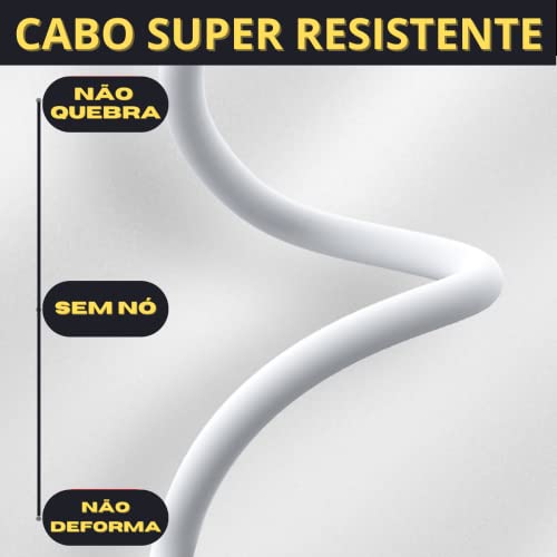Cabo Usb-C-Lightning + Fonte Carregador 20W Turbo Compatível iPhone SE X Xr 11 12 13 14