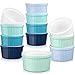 LOVECASA Ramekin in Ceramica Pirottini per Soufflé, 9CM set di 12 Mini Ciotola di Dessert Perfette per Fare Creme Brulees Muffin 6 Colori