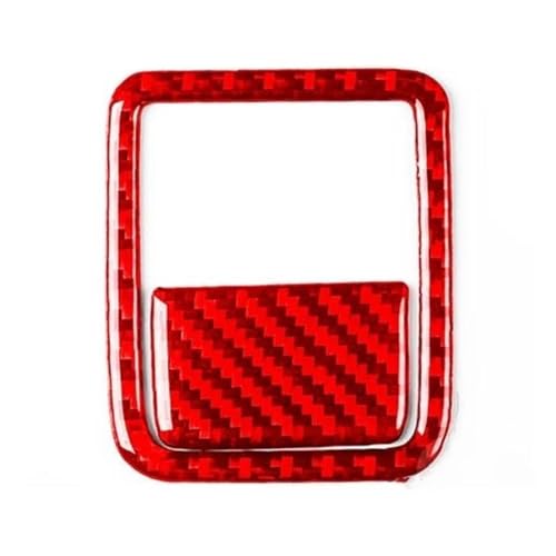 Accessoires d'intérieur aspect carbone rouge pour Mazda CX9 2010-2015