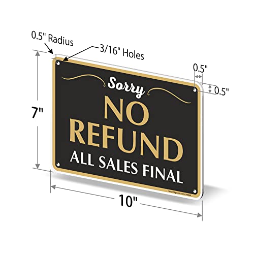 image for SmartSign “Sorry - No Refund, All Sales Final” Business Policy Met