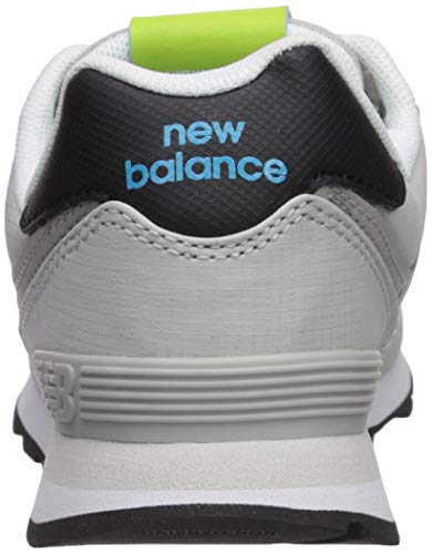 New Balance Unisex-Baby Kids 574 V1 70s Racing Lace-up Sneaker, Summer Fog/Bayside, 23