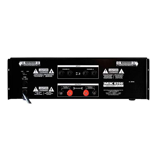 Amplificador 1200W 4 Ohms MK 6200 - Mark Audio