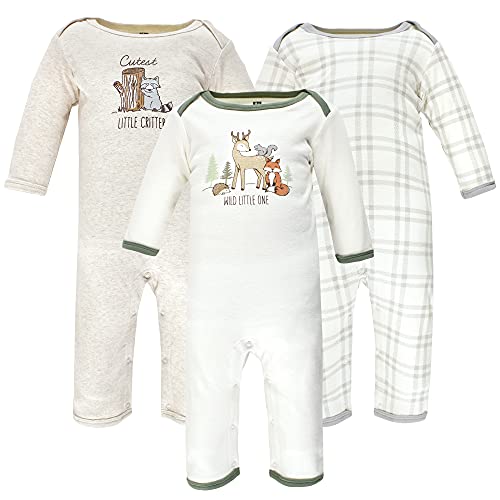 Image of Hudson Baby baby-girls Cotton Coveralls