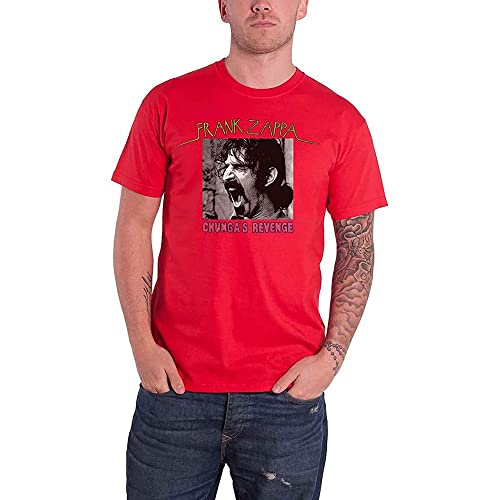 T-shirt Frank Zappa ZAPTS03MR05 anti-déformation en pur coton noir
