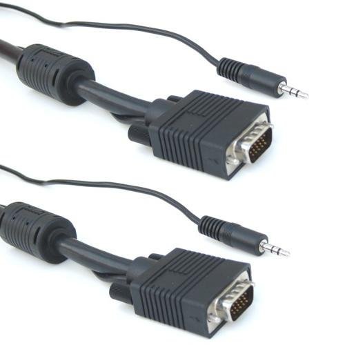 RiteAV VGA Cable with 3.5mm Audio - 15 Ft.