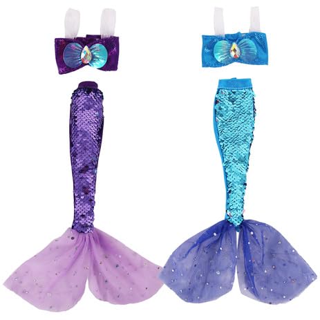 UNICORN ELEMENT 5 Pcs Mermaid Tail Outfit Accessory Set for 11.5 Inch Dolls 3