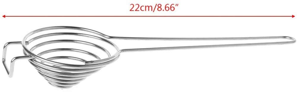 Divisore Separatore per Uova in Acciaio Inossidabile, Filtro per Tuorlo D', Strumenti per la Cottura in Foro per Appendere (Oro