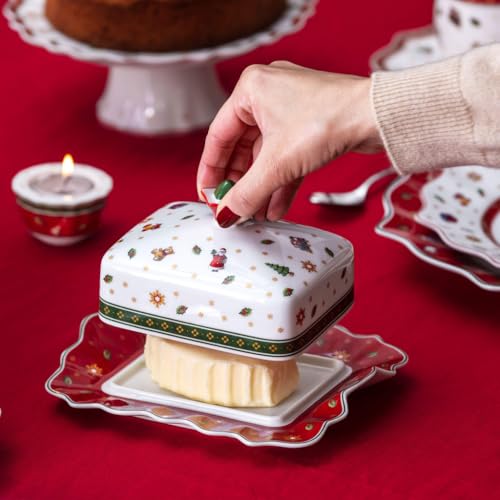 Villeroy & Boch – Toy's Delight Butterdose Bunt, Sammlerstück, Deko Weihnachten Toys, Weihnachtsdekorationen, Butterglocke… – Ansicht 6