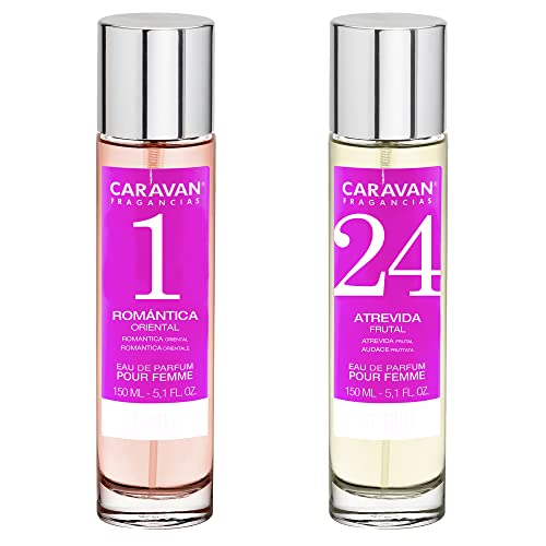 Set de 2 Perfumes Caravan Para Mujer Nº24 y Nº 1