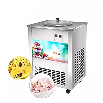 ZHANGTAOLF Kommerzielle Snack -Lebensmittel -Eisrollmaschine, automatische gebratene Eismaschine, einzelne runde…