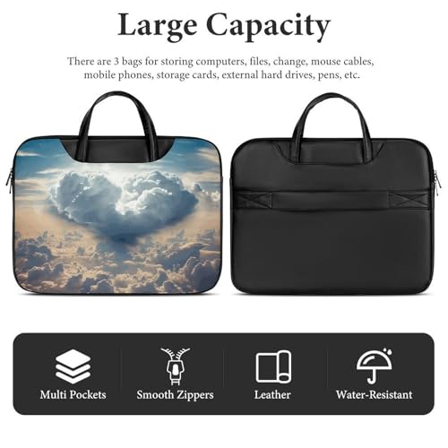 Bolso para laptop impermeable con asa, 17 pulgadas miniatura 5