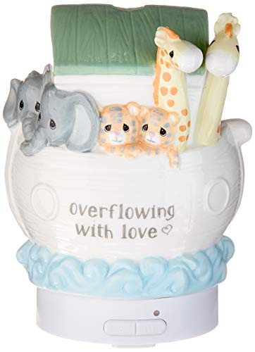 Precious Moments 193431 Overflowing With Love Noah's Ark Led Ceramic Essential Oil Diffuser, One Size, Multicolor #TOP3