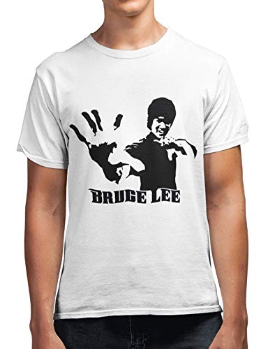 Revind 442 Bruce Lee Men's 100% Cotton Round Neck T-Shirt