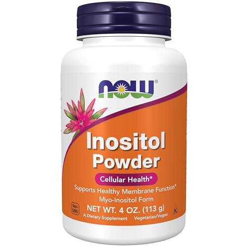 NOW Foods Supplements Inositol Powder Neurotransmitter Signaling* Cellular Health* 4-Ounce