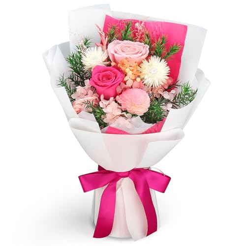 Bloom's Diary Preserved Flowers Bouquet, Flowers for Delivery Prime, Birthday