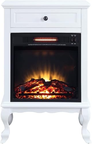 Miniatura 3 de YKAMM Furniture Fireplace in White Finish