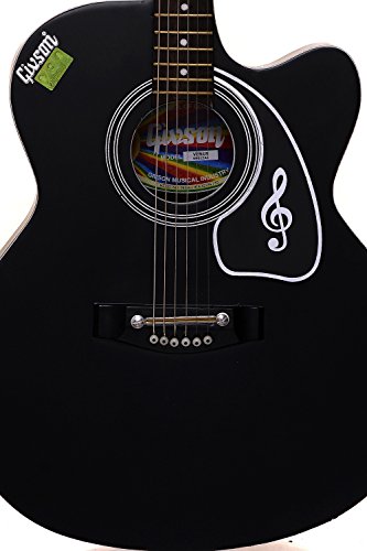 Image of Givson Venus Special, 6-Strings, Acoustic guitar , Right-Handed, Black Matt, With Guitar Cover /Bag
