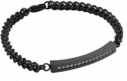 Oinsi Merry Stainless Steel Cremation Bracelet Ashes Holder Keepsake Jewelry with Gift Box
