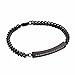 EternityMemory Merry Stainless Steel Cremation Bracelet Ashes Holder Keepsake Jewelry with Gift Box (Black)