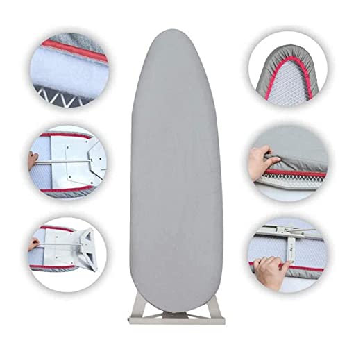 ASumPio Compact Wall Mounted Ironing Board, Foldable Ironing Board, Wall Fixing Plate Drop Down with Heat Resistant Protection for Household Laundry, - Image 6