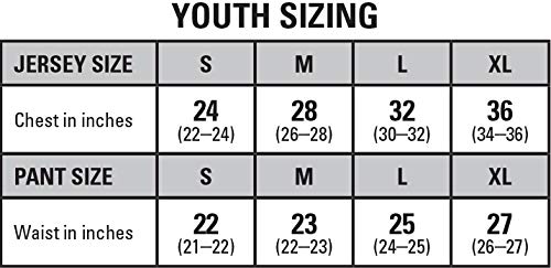 Rawlings Calça Ylnchkpp para meninos, branca/vermelha, pequena