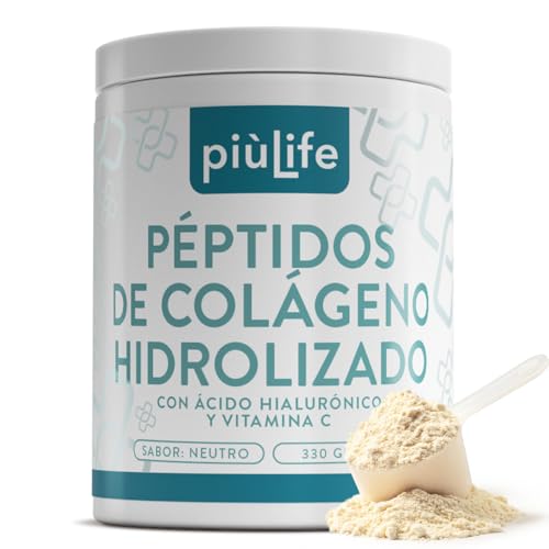 Colageno Hidrolizado Puro Polvo 330g PiùLife, Colageno Acido Hialuronico Y Vitamina C, Peptidos De Collageno Tipo 1, Suplemento Piel Cabello Y Uñas, Articulaciones, Colágeno En Polvo Bovino Sin Sabor Colageno Hidrolizado Puro Polvo 330g PiùLife, Colageno Acido Hialuronico Y Vitamina C, Peptidos De Collageno Tipo 1, Suplemento Piel Cabello Y Uñas, Articulaciones, Colágeno En Polvo Bovino Sin Sabor