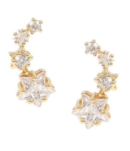 Betsey Johnson Circonita cúbica Shooting Star Crawlers, NO SIZE