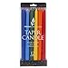 Mega Candles 12 pcs Unscented Supreme Assorted Colors Chime Taper Candles, Handcrafted Wax Candle 10 Inch x 7/8 Inch, Casting Chimes, Rituals, Spells, Vigils, Witchcraft, Wiccan, Meditation, Altar