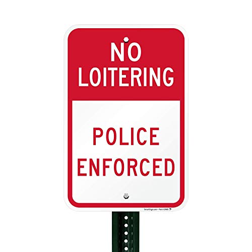 Panneau No Loitering Police pour sécuriser les parkings privés - 4