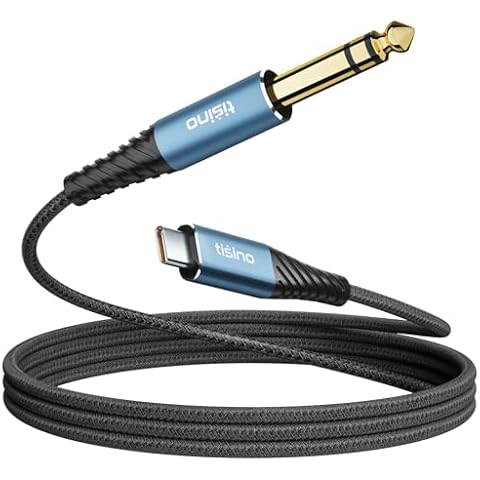 Tisino USB C to 1/4 Inch Audio Cable Cover