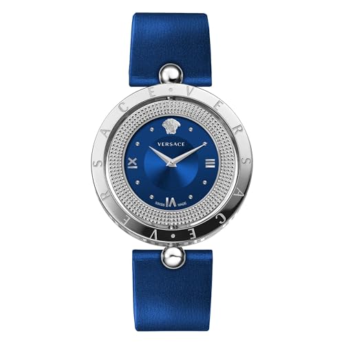 Versace Femmes Analogique Quartz Montre avec Bracelet en Cuir VE7901123