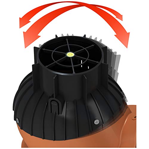 Aérateur de toit DN150 de qualité supérieure pour couverture Nelskamp RAL 8004