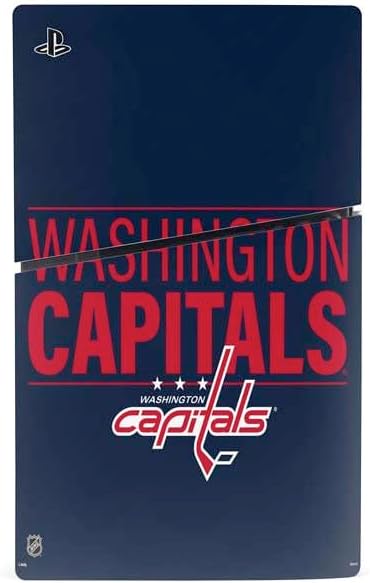 Skinit Decal Gaming Skin Compatible with PS5 Slim Digital Edition Console - Officially Licensed NHL Washington Capitals Lineup Design
