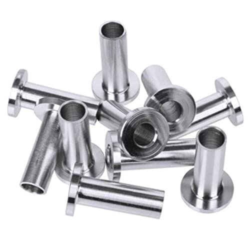 UKCOCO 20 Piezas Fundas Protectoras Para Barandillas De Cable De Acero Inoxidable Kit De Sleeves Para Barandillas De Terraza Manguito Para Cables De Acero Protección Para De Escaleras