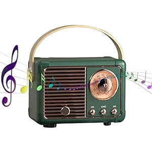 Draadloze retro-radio | Vintage FM-radio | Retro Decor Vintage Radio, Ouderwetse Stijl voor Keuken Bureau Slaapkamers Kantoor Party Guipan