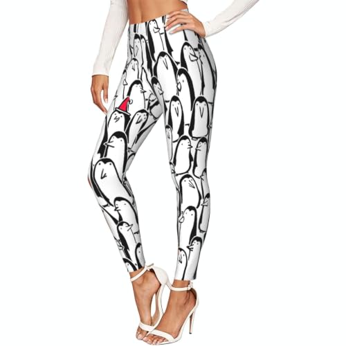 Leggings cómodos de pingüinos mallas que no aprietan para yoga y descanso