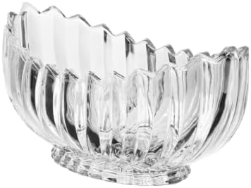 WOLFF - Centro de Mesa de Cristal Geneva 28cm x 15cm x 13,5cm