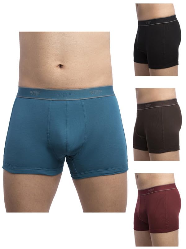 Men's Cotton Classic Solid Trunks-image-42