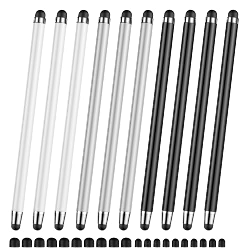 Stylus (10 Pcs), 2-in-1 Stylus Pen for Touchscreen, High Precision and Sensitivity, Suitable for iPad/iPhone/Nintendo Switch/Samsung/Android Smartphone and Tablets, Compatible with All Touchscreen - image 1