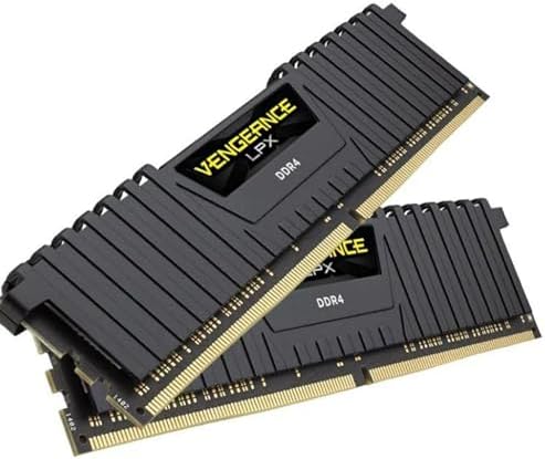 Corsair Vengeance LPX 16GB (2x8GB) DDR4 DRAM 2133MHz C13 Desktop Memory Kit - Black (CMK16GX4M2A2133C13) - 2