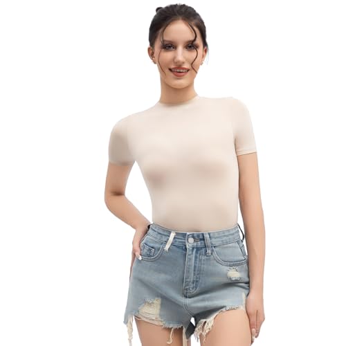 Body doublé non transparent coupe ajustée confortable