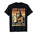 Bigfoot Papa, Just A Dad Who Always Came Back with The Milk T-Shirt