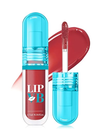 Erinde Lipgloss Stain, Feuchtigkeitsspendend und Hochpigmentiert, Mit Spiegelglanz-Finish, Nicht Abfärbend & Feuchtigkeitsspendend, Flüssige Textur mit Glattem und Gleichmäßigem Auftrag #3