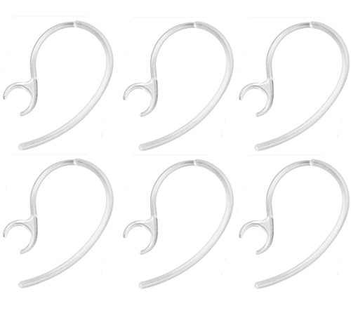 Image of ALXCD Sport Ear Hooks for Extreme 2 Headset, 6 Pcs Replacement Jabra Headset Loops Earhooks Earloop, Fit for Extreme2 [6 Pcs](Clear)